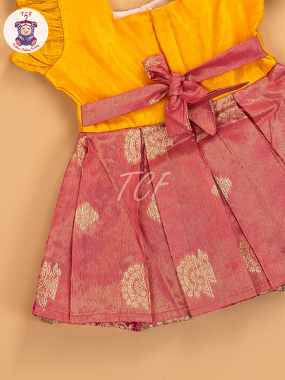 Mustard & Pink - Kids Readymade Frocks