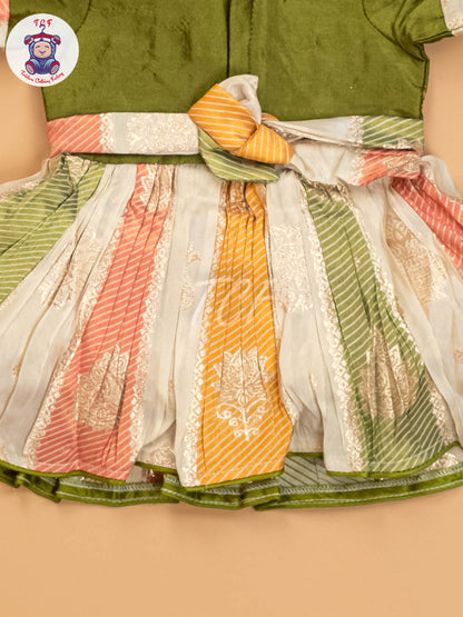 Green - Kids Readymade Frocks
