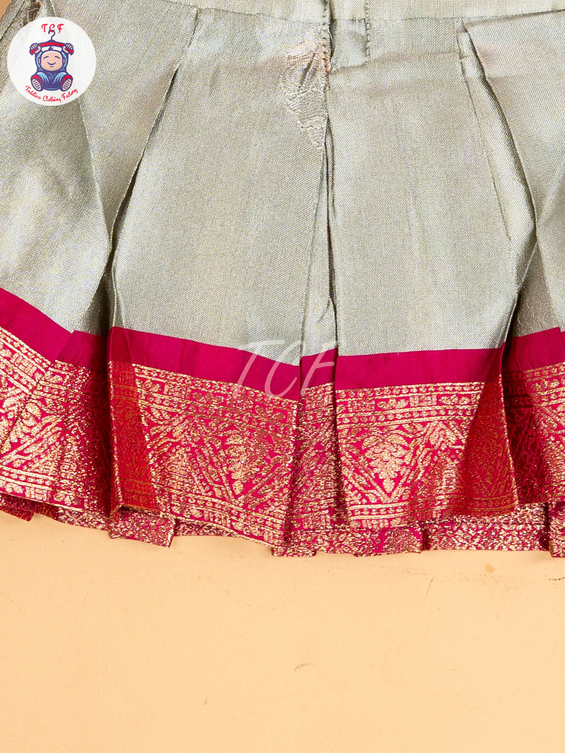 Pink & Pastel Green - Kids Readymade Frocks