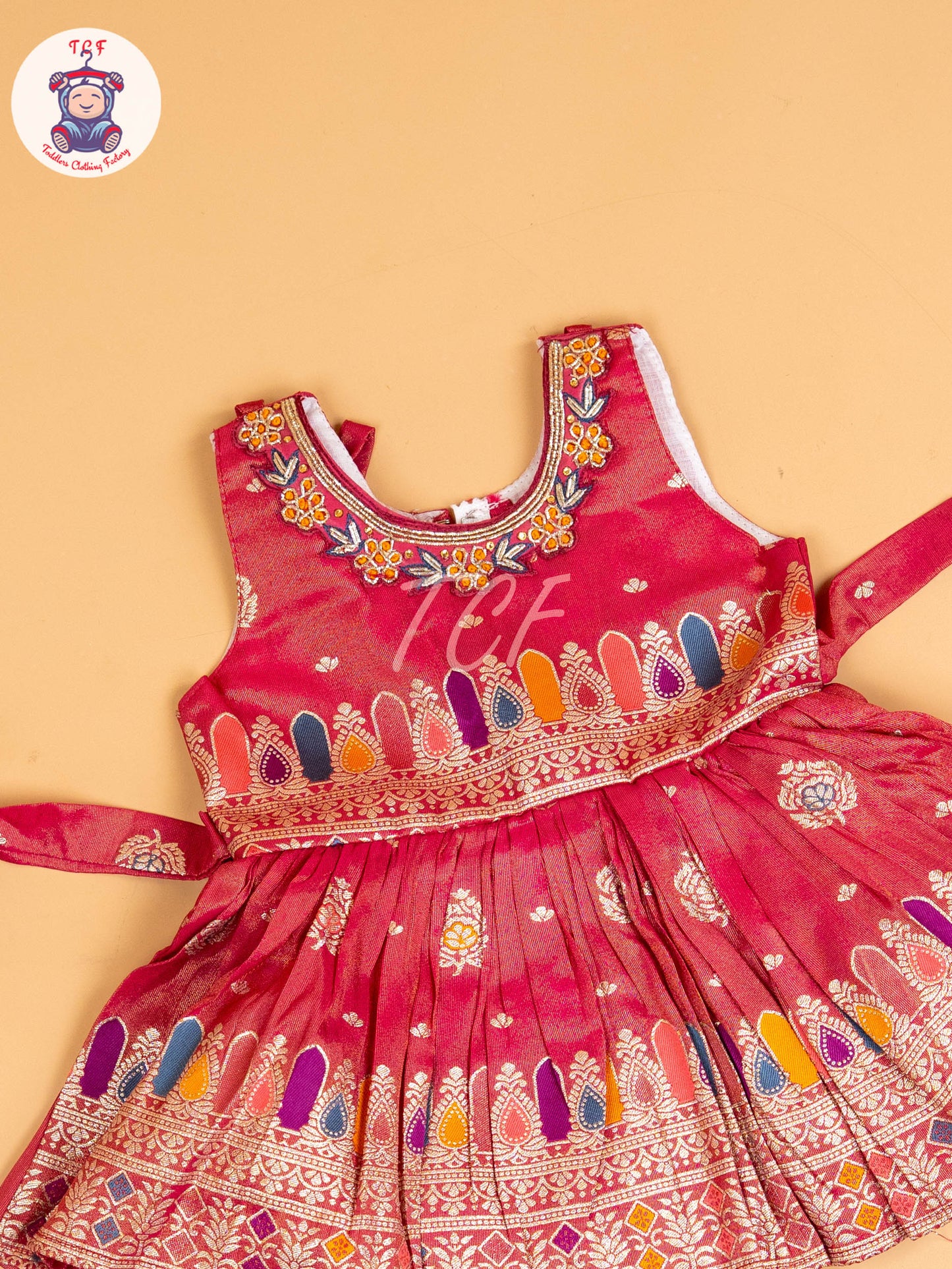 Pink - Kids Readymade Frocks
