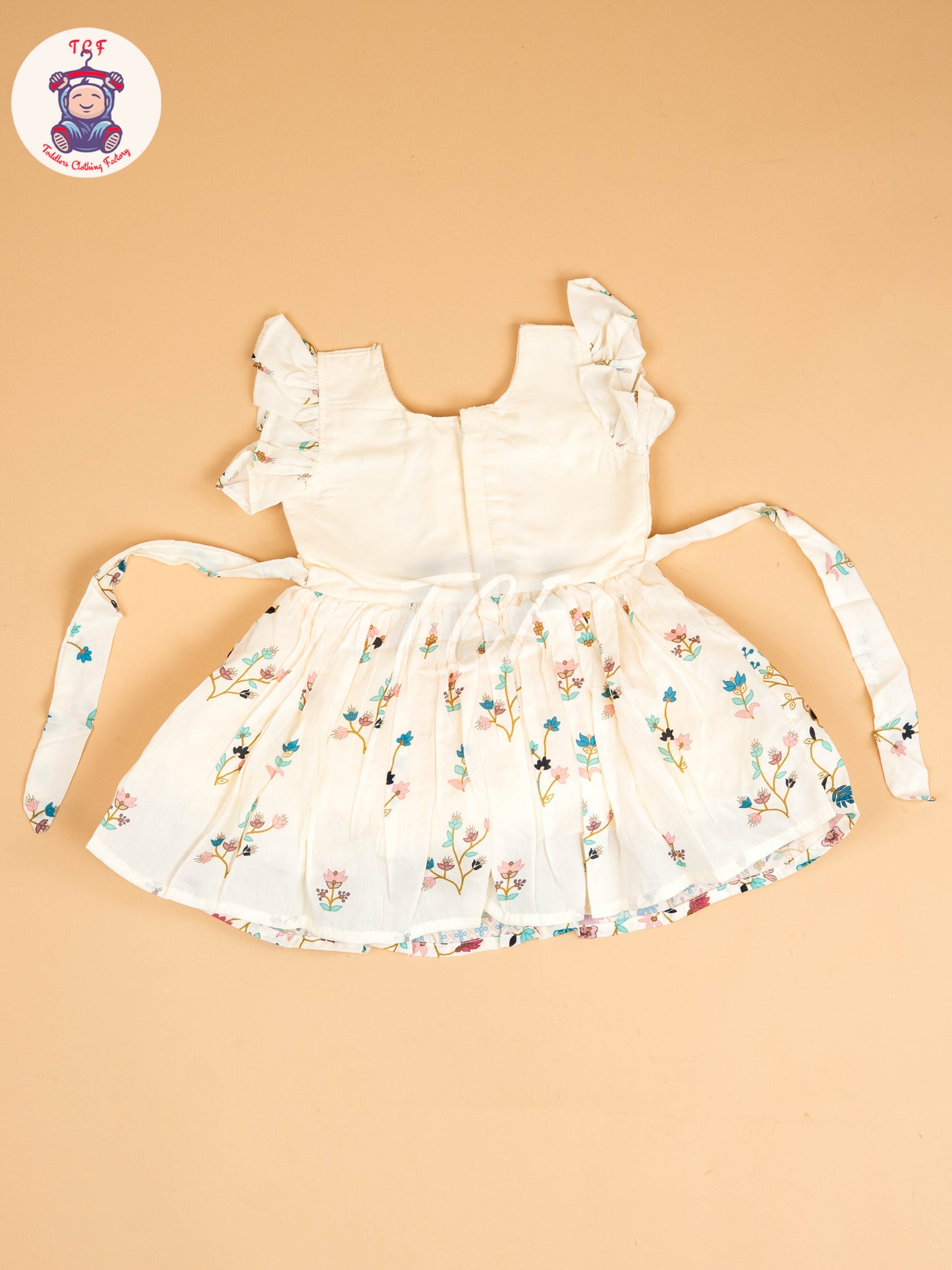 White - Kids Readymade Frocks