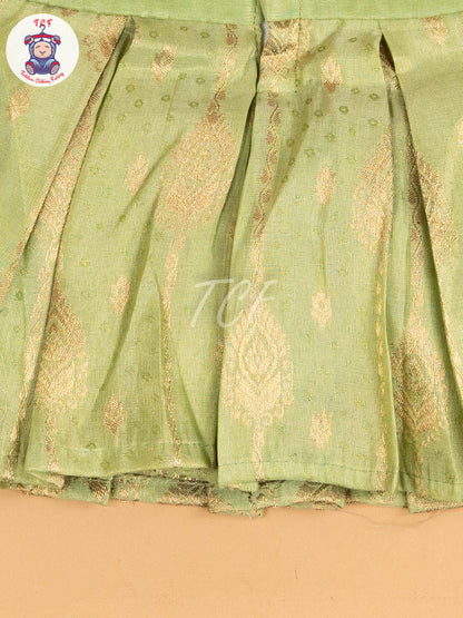 Pista Green - Kids Readymade Frocks