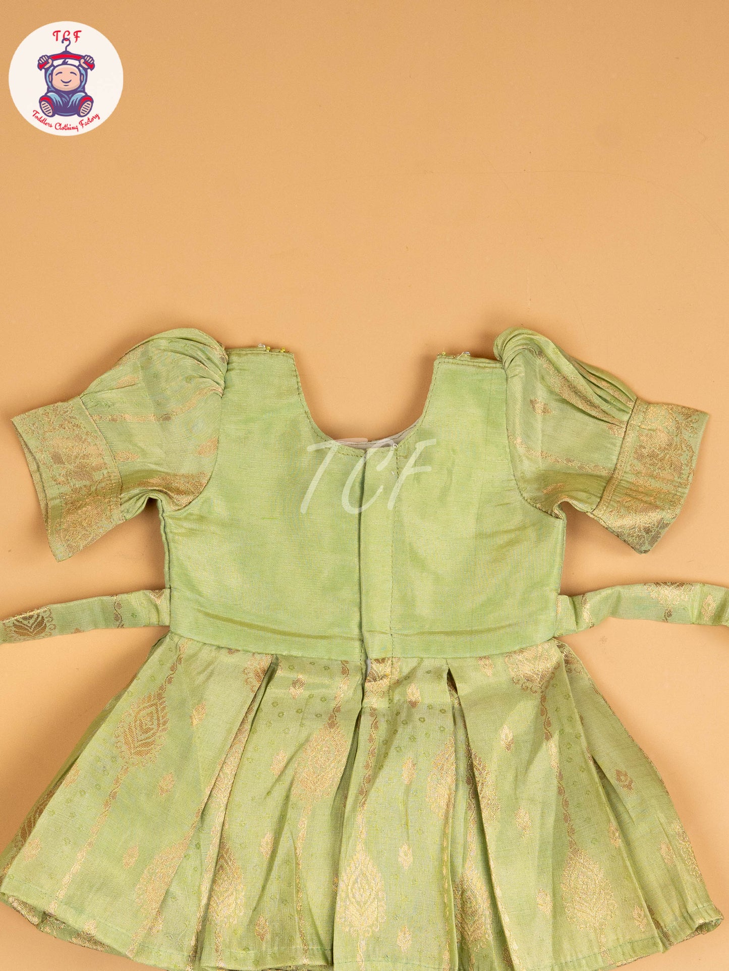 Pista Green - Kids Readymade Frocks