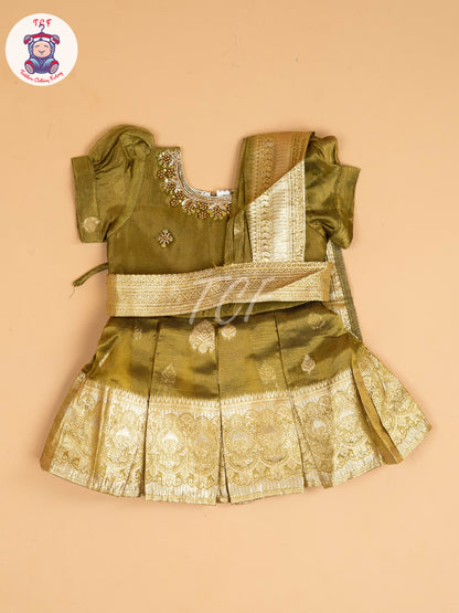 Pastel Green - Kids Readymade Frocks