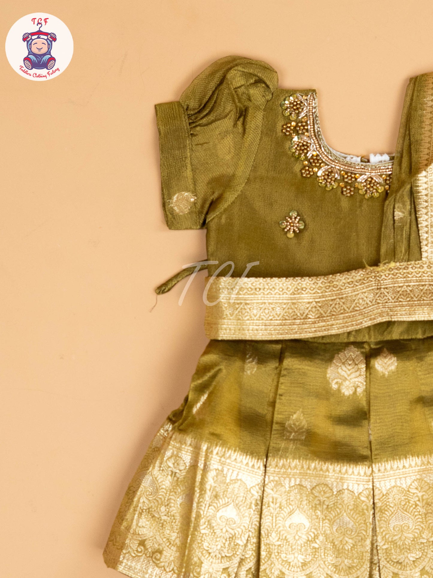 Pastel Green - Kids Readymade Frocks