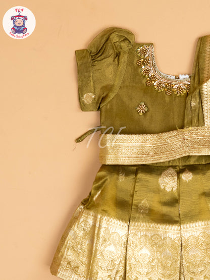 Pastel Green - Kids Readymade Frocks