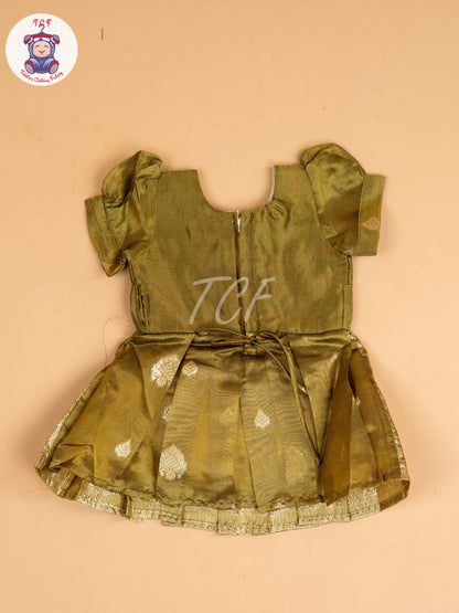 Pastel Green - Kids Readymade Frocks