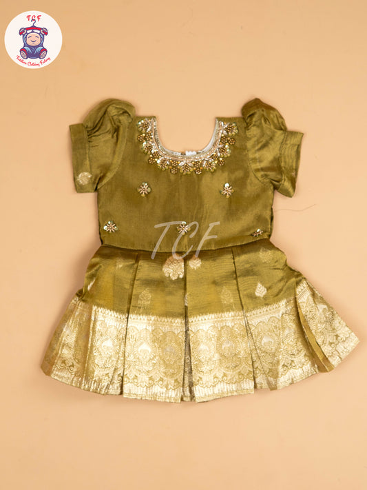 Pastel Green - Kids Readymade Frocks