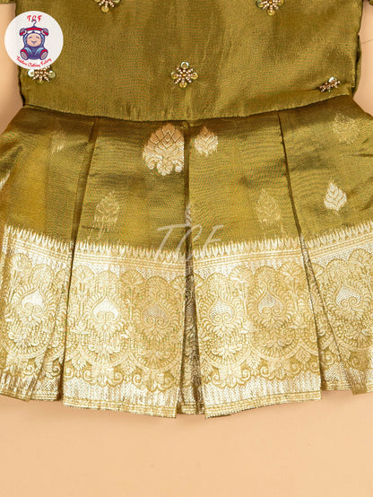 Pastel Green - Kids Readymade Frocks