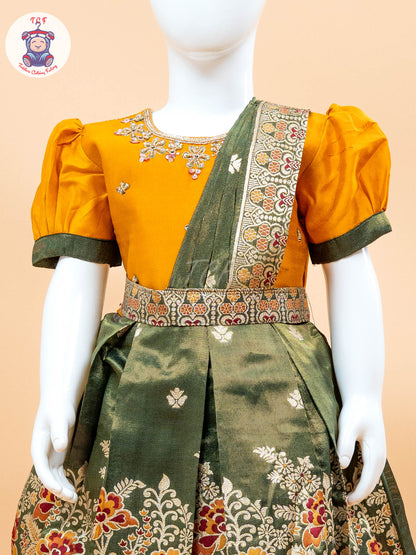 Mustard & Green - Kids Readymade Frocks