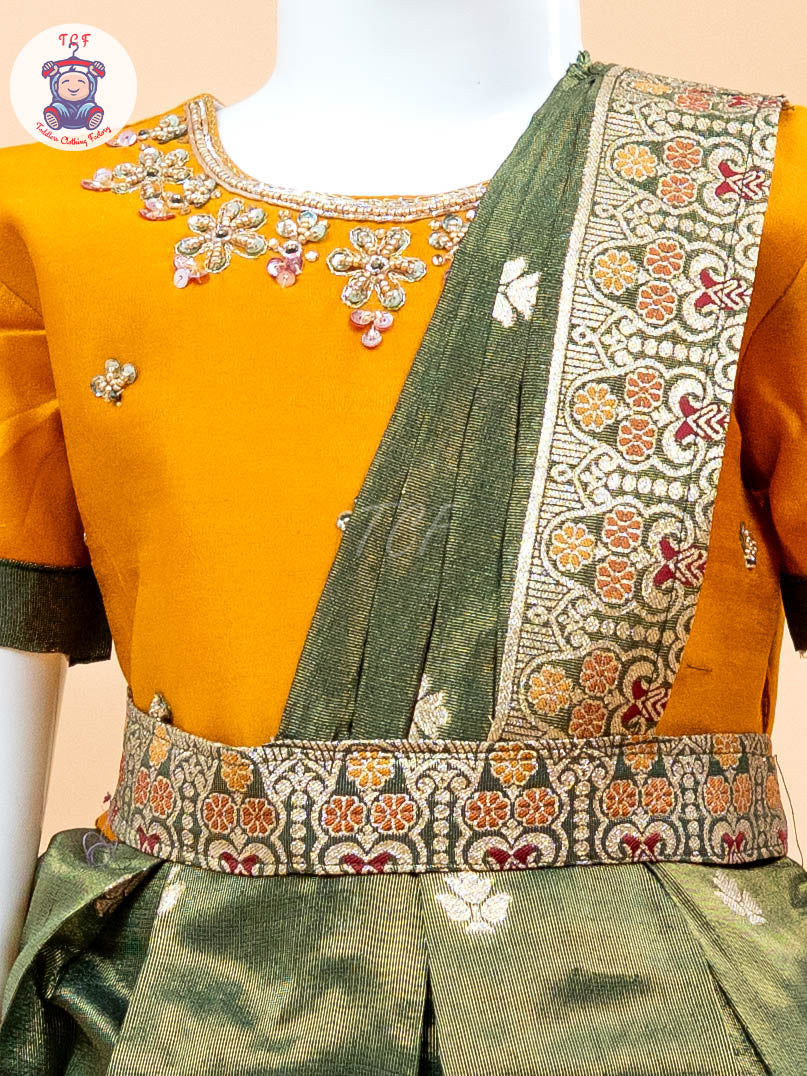 Mustard & Green - Kids Readymade Frocks