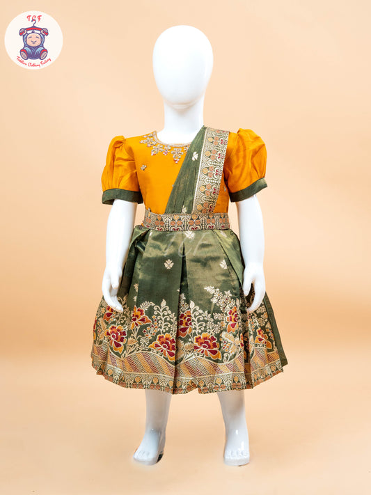 Mustard & Green - Kids Readymade Frocks