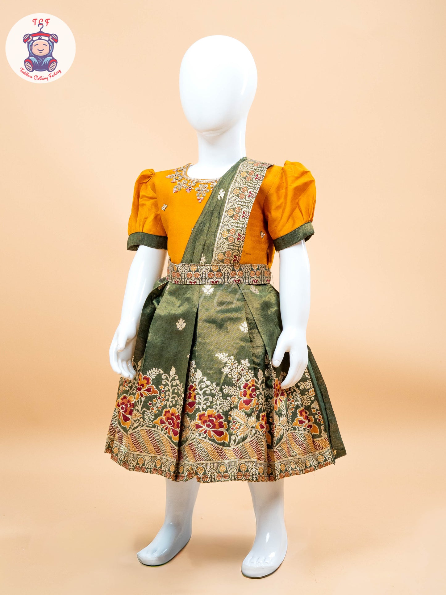 Mustard & Green - Kids Readymade Frocks