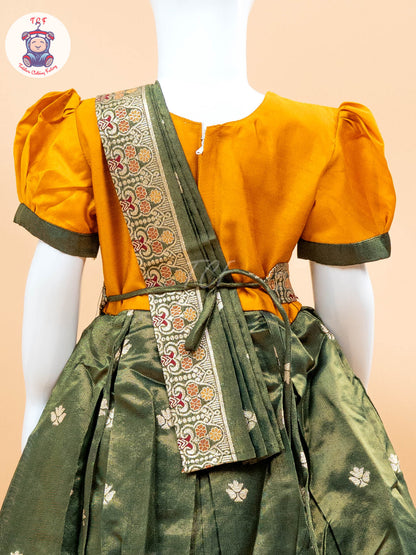 Mustard & Green - Kids Readymade Frocks