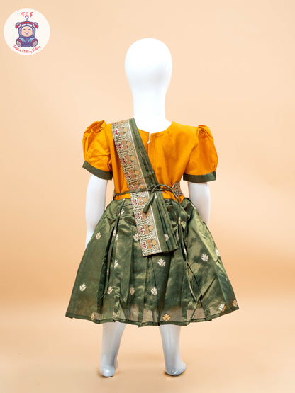 Mustard & Green - Kids Readymade Frocks