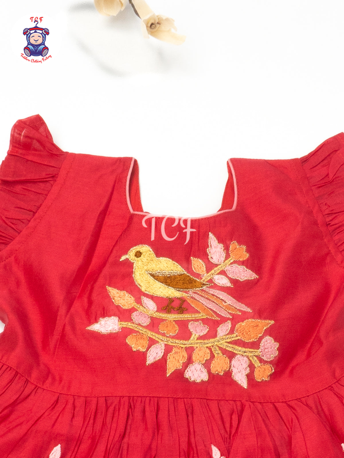 Pink - Girls Traditional Embroidered Frocks