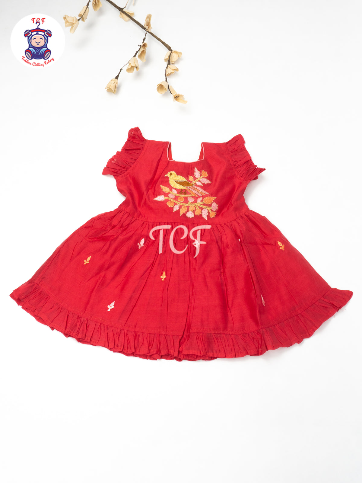 Pink - Girls Traditional Embroidered Frocks