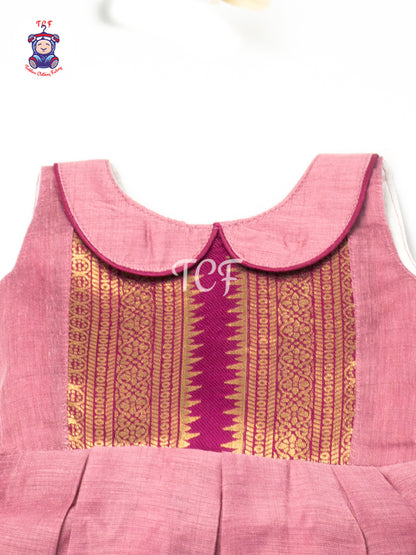 Lavender - Girls Traditional Embroidered Frocks