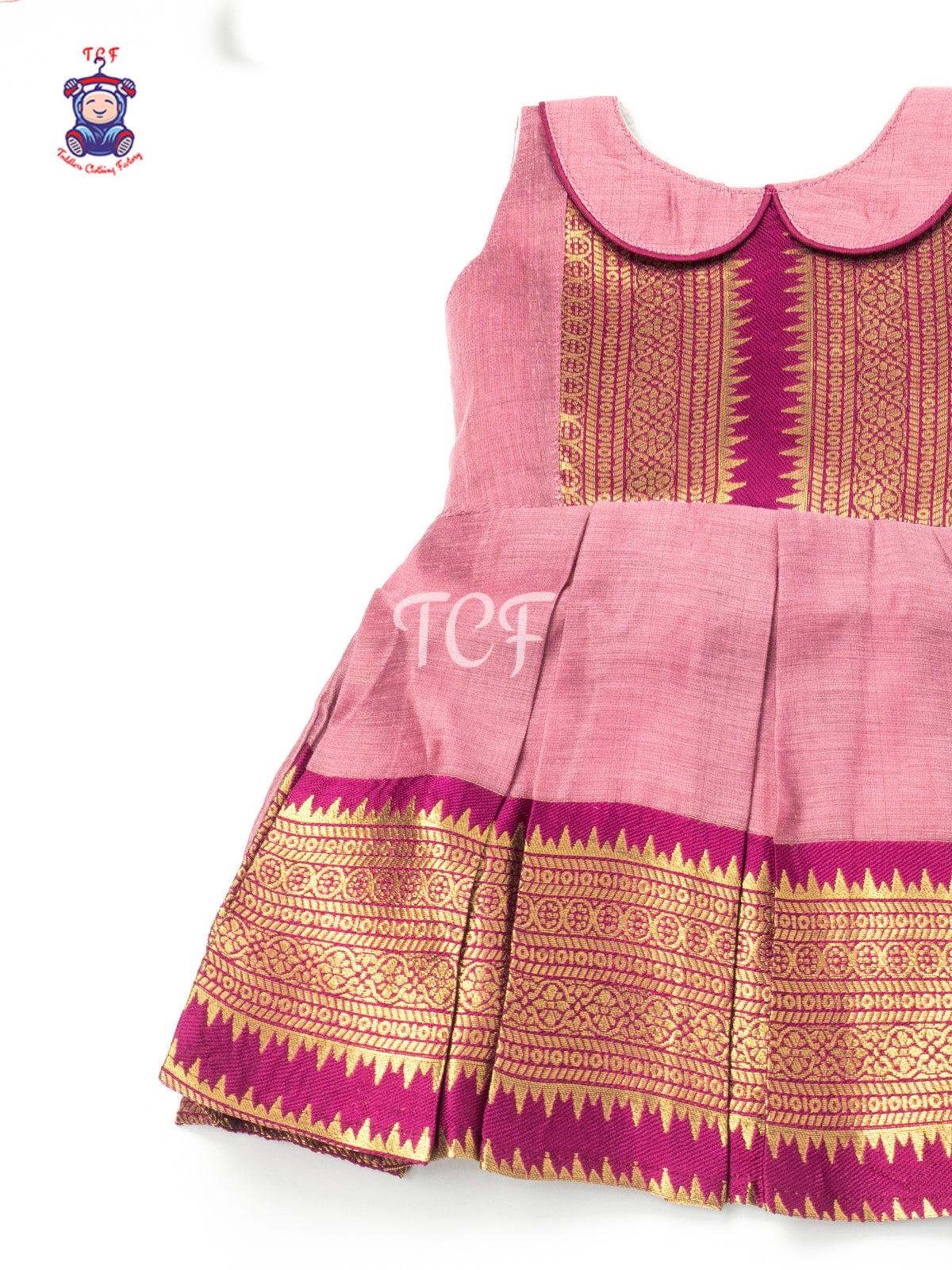 Lavender - Girls Traditional Embroidered Frocks