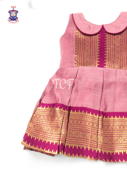 Lavender - Girls Traditional Embroidered Frocks