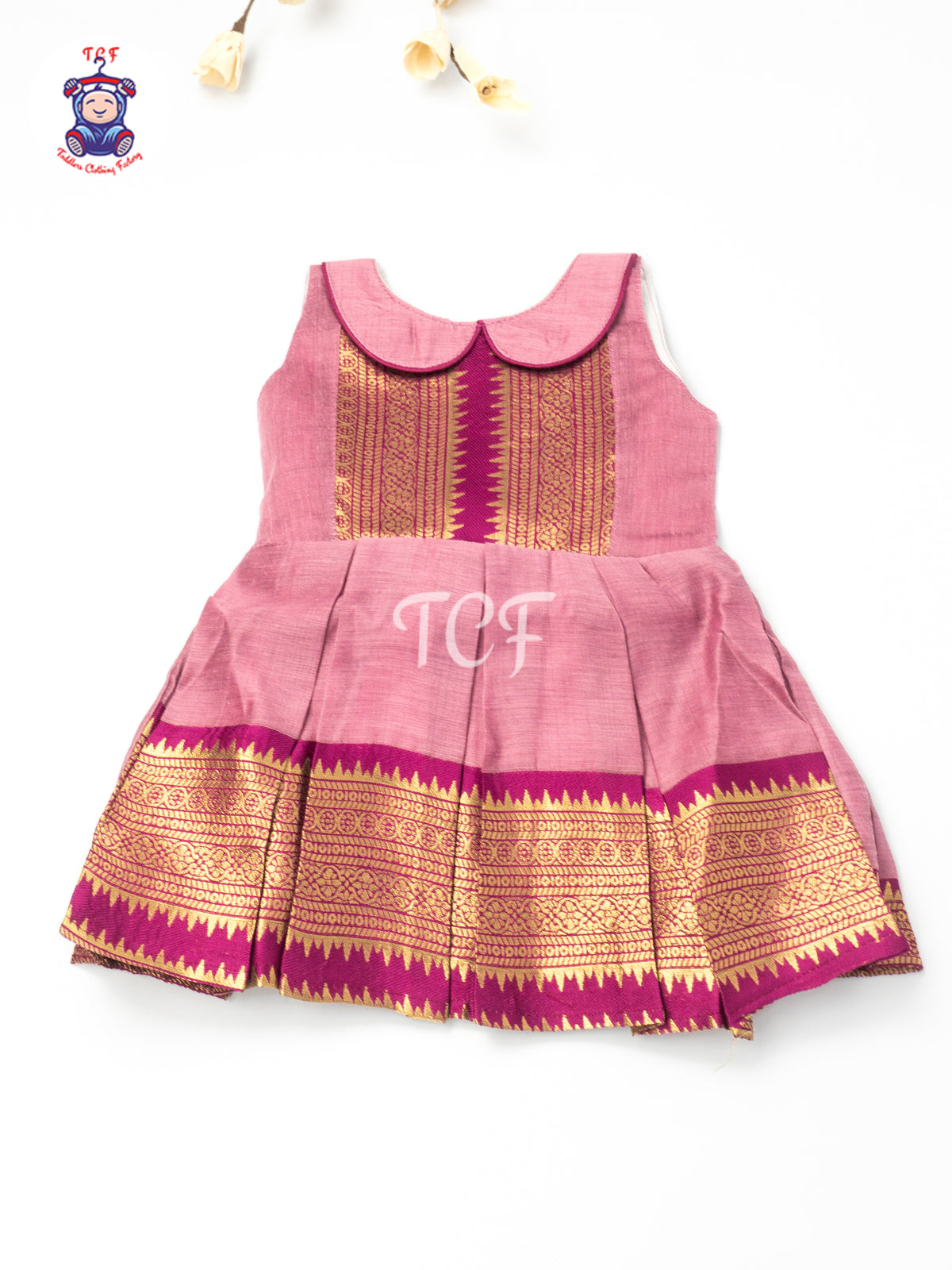 Lavender - Girls Traditional Embroidered Frocks