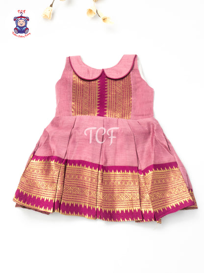 Lavender - Girls Traditional Embroidered Frocks