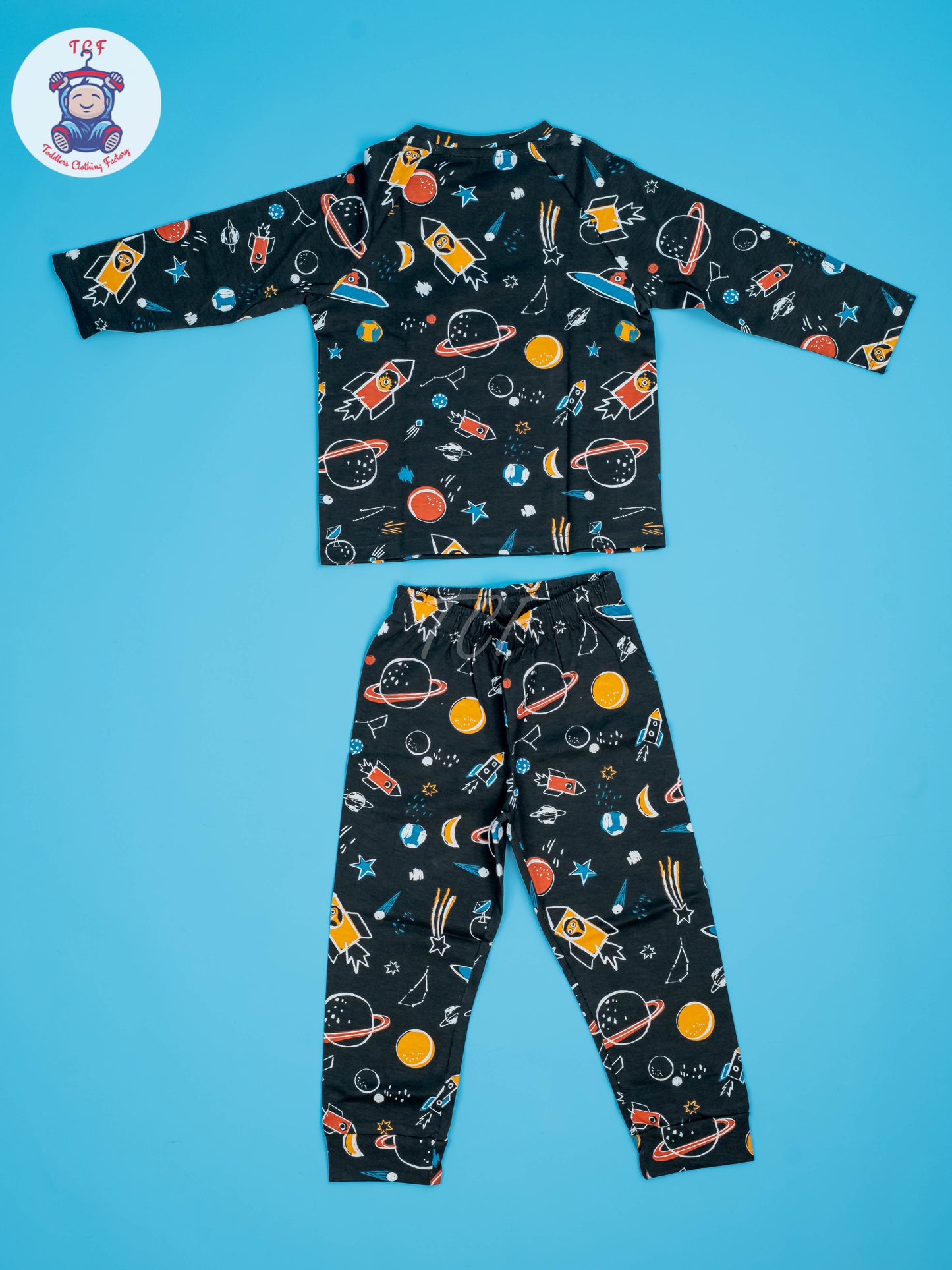 Black - Boys Night Wear