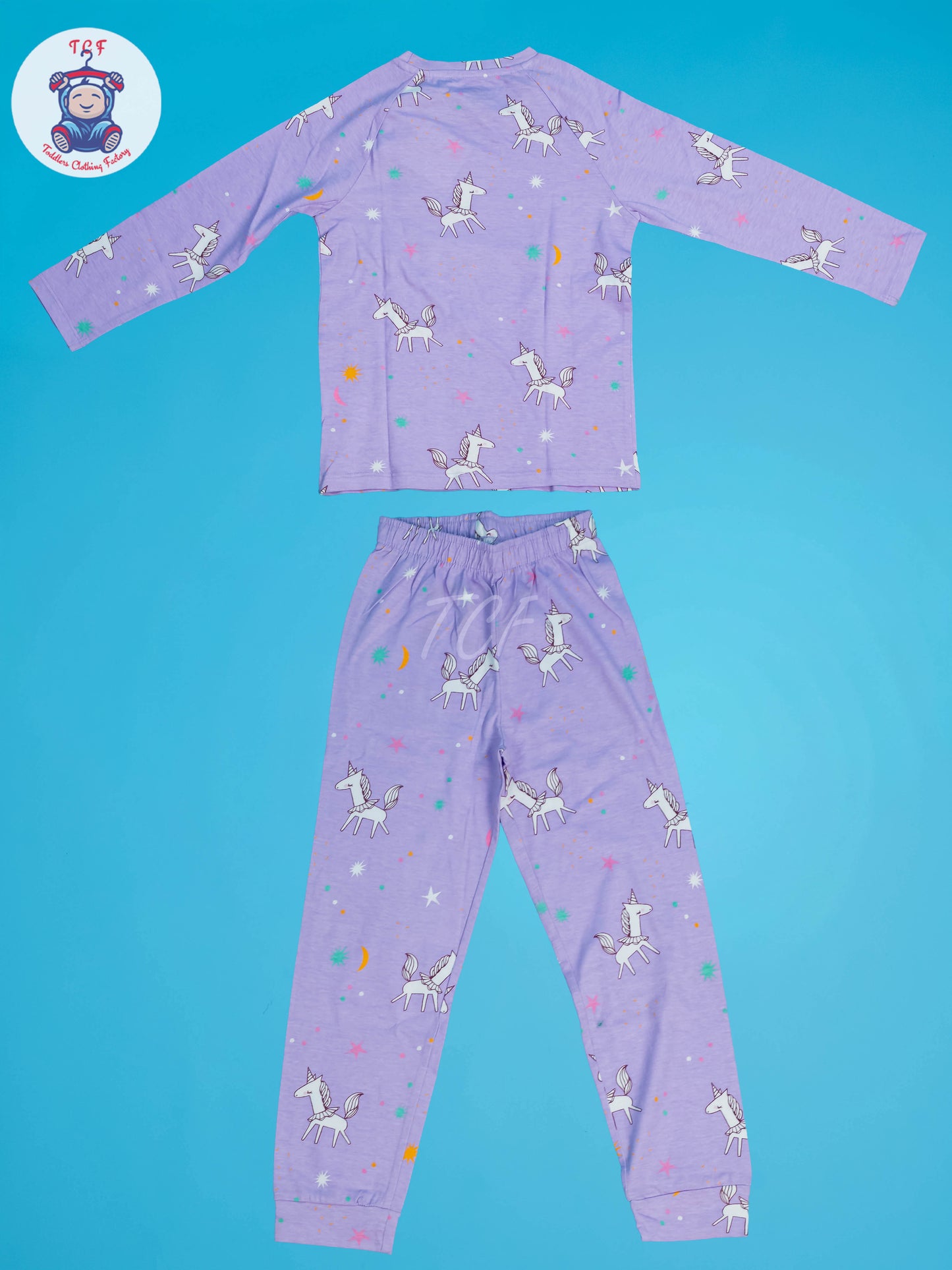 Lavender - Girls Unicorn NightWear