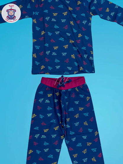 Blue - Boys Rocket Night Wear