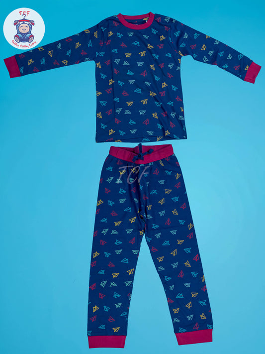 Blue - Boys Rocket Night Wear