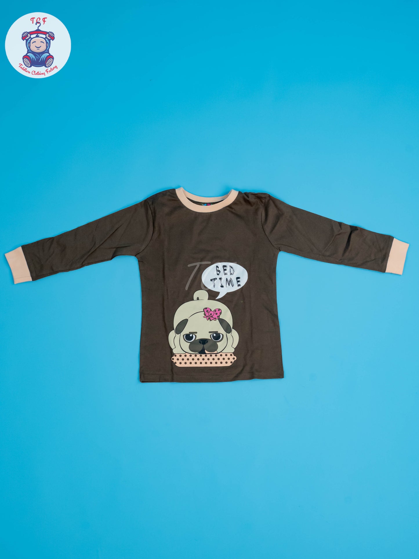 Light Green & Cream - Girls Nightwear