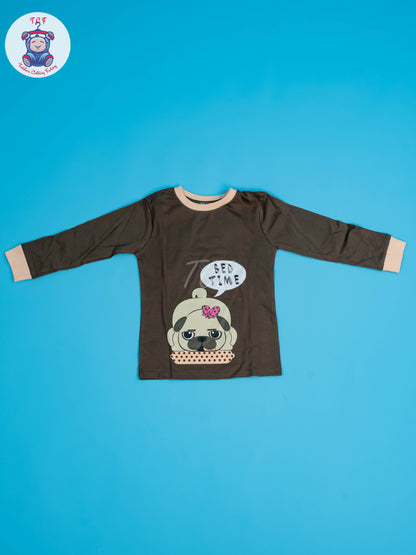 Light Green & Cream - Girls Nightwear