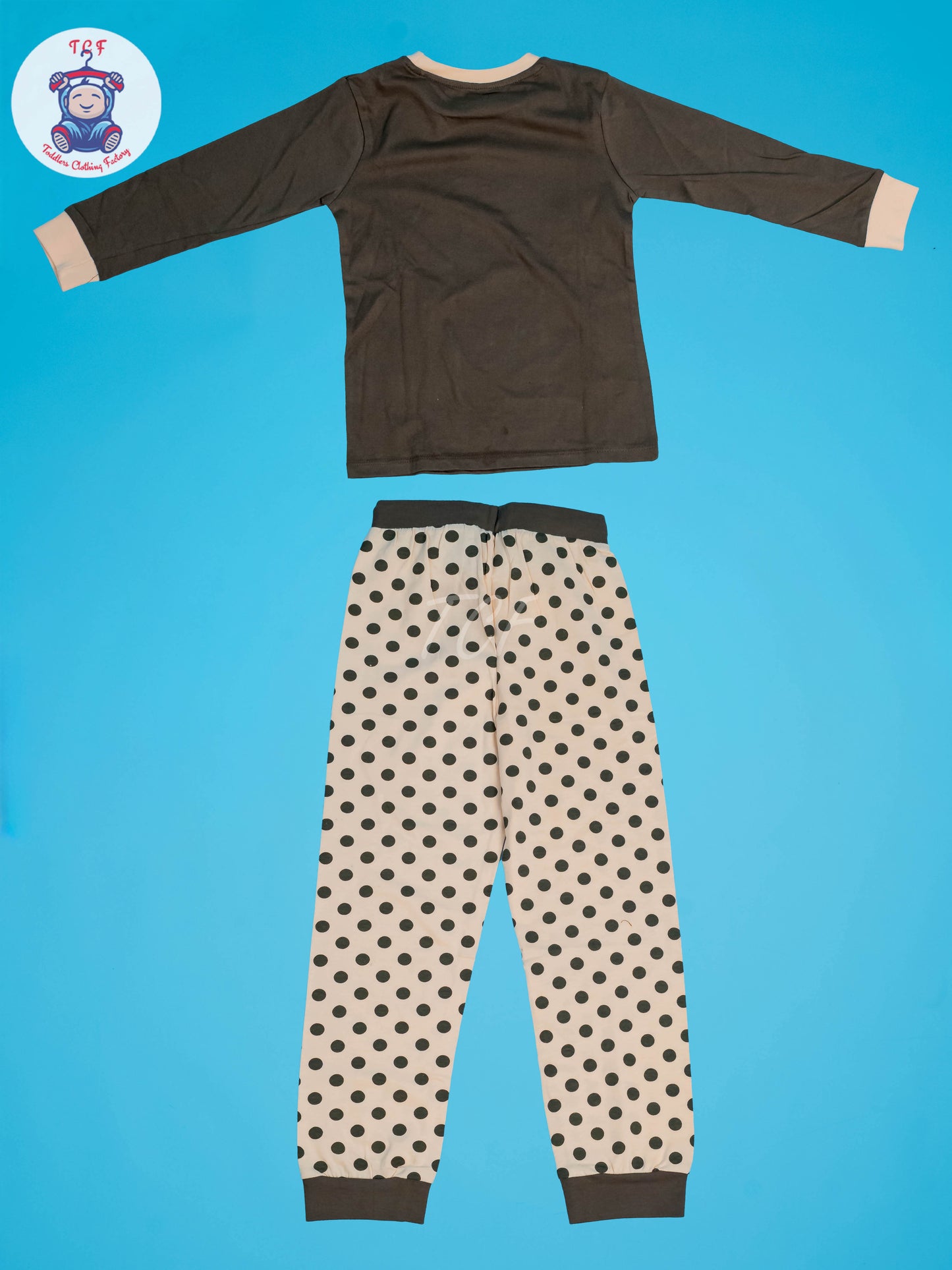 Light Green & Cream - Girls Nightwear