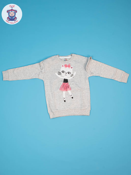 Grey - Girls Sweat Shirt