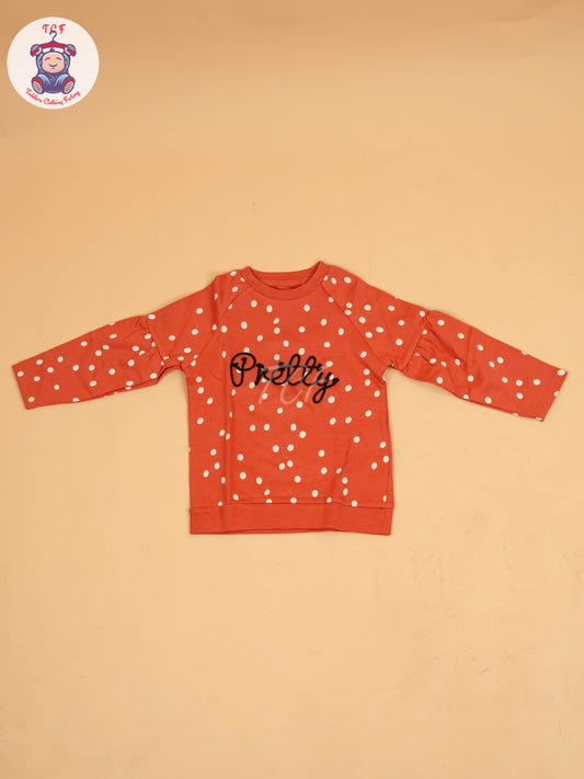 Orange - Pretty Sweatshirt