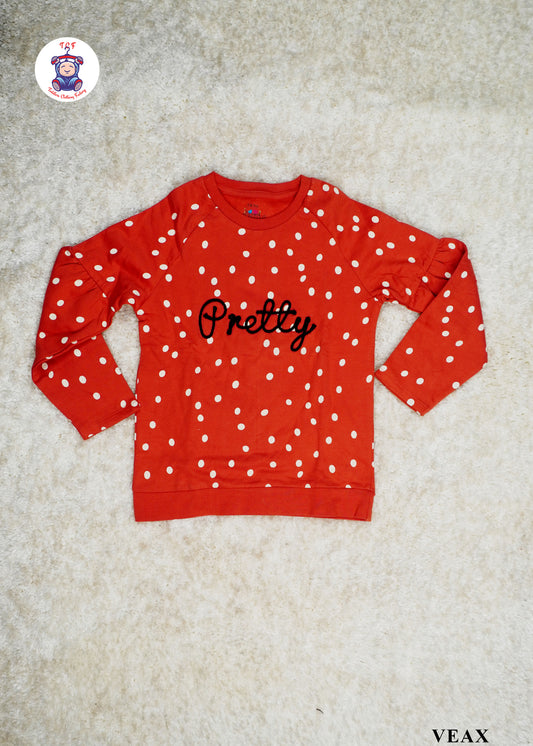 Orange - Pretty Sweatshirt