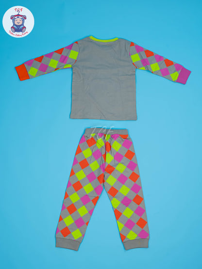 Grey - Girls Night Wear