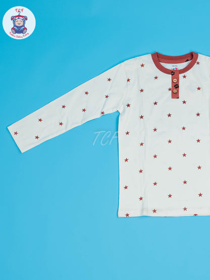 Cream & Brown Girls NightWear