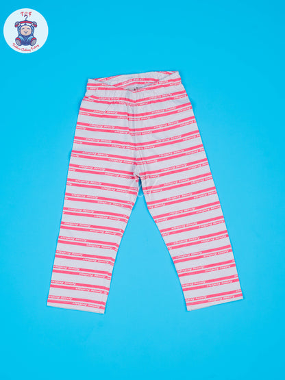 Pink & White - Girls Pyjama Sets