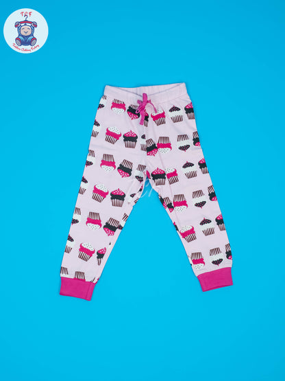 White & Pink - Girls Night Wear