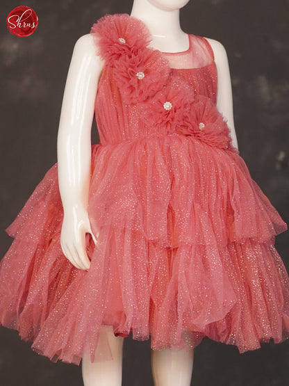 Pink - Party Wear Kids Frock - Shop on ShrusEternity.com