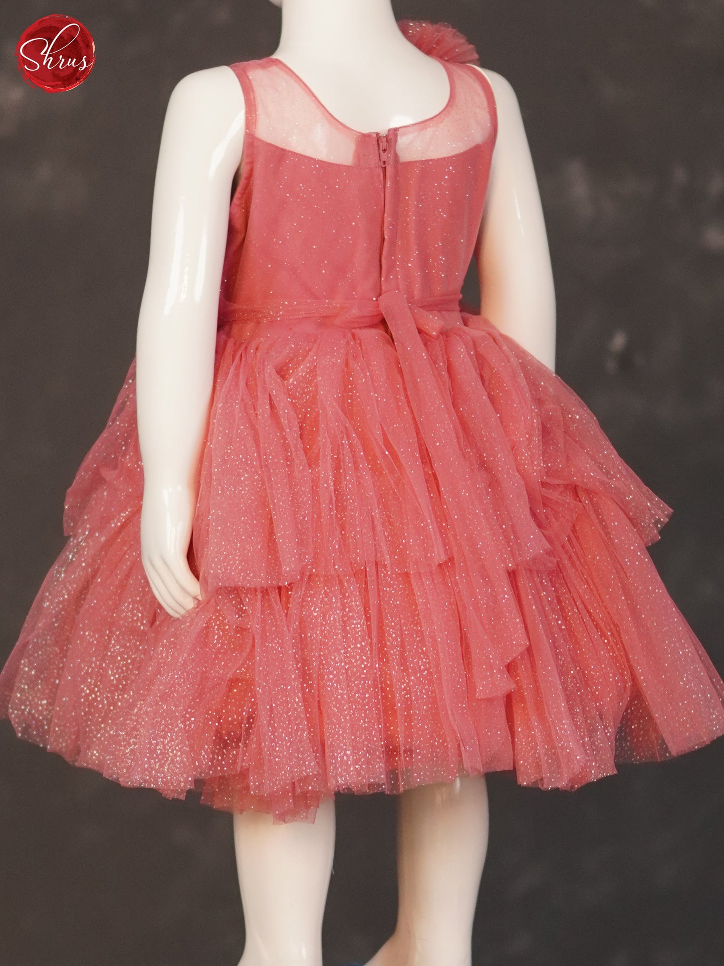 Pink - Party Wear Kids Frock - Shop on ShrusEternity.com
