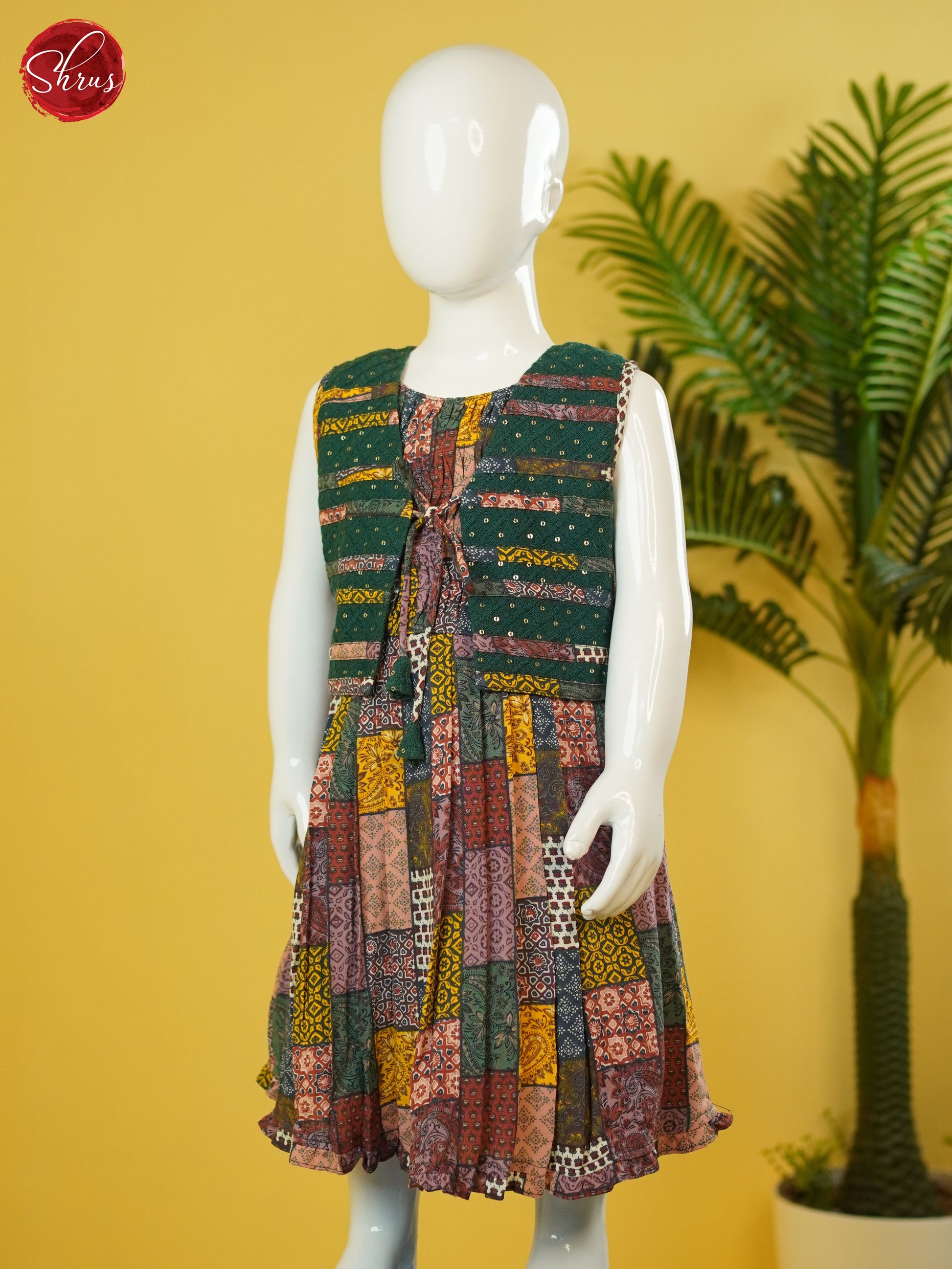Green and Multicolor-Readymade kidswear - Shop on ShrusEternity.com