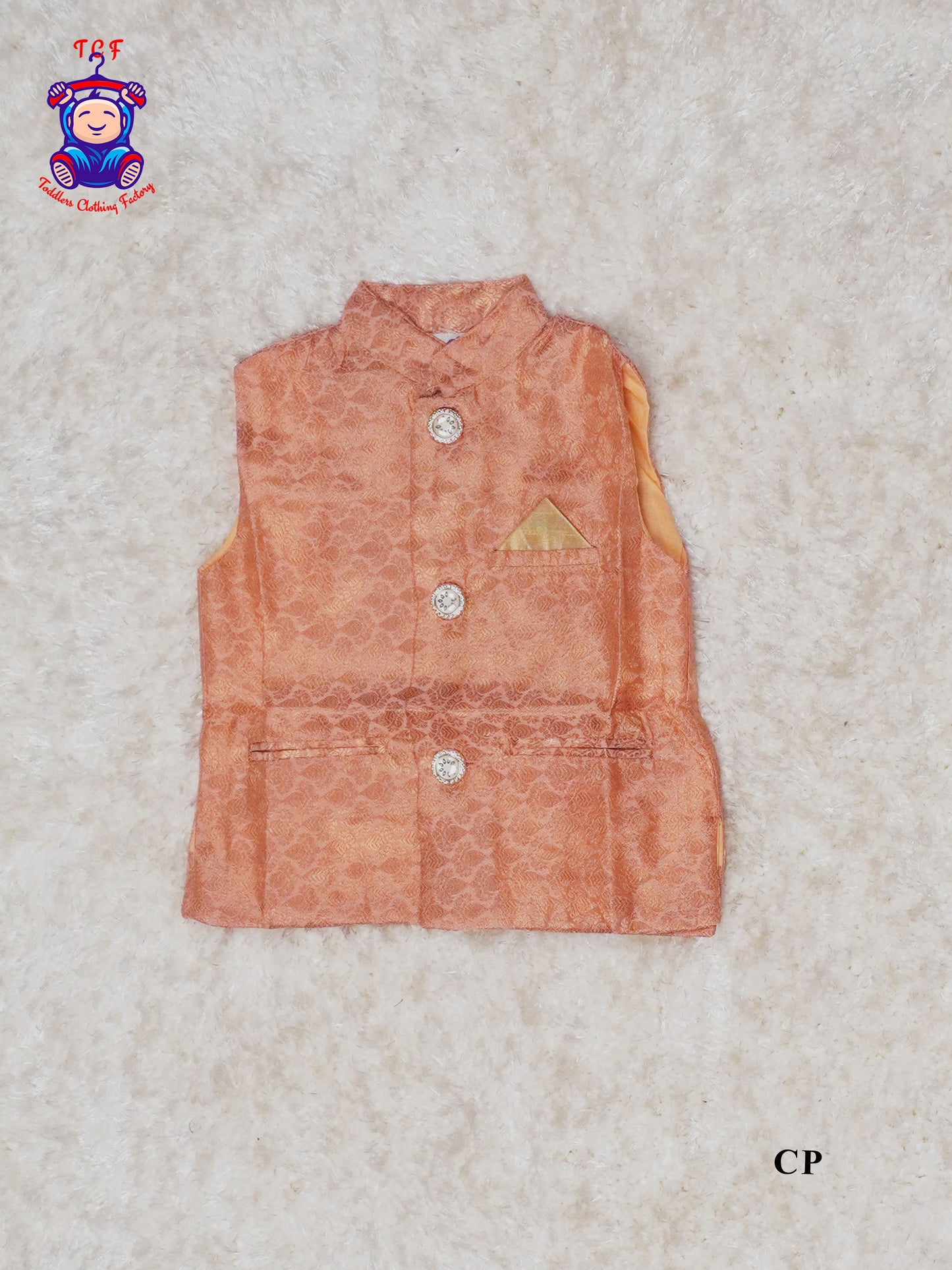 Peach  - Boys Readymade Kurta Sets