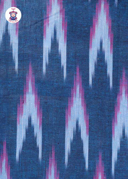 Light blue- Boys Readymade Ikat Shirts