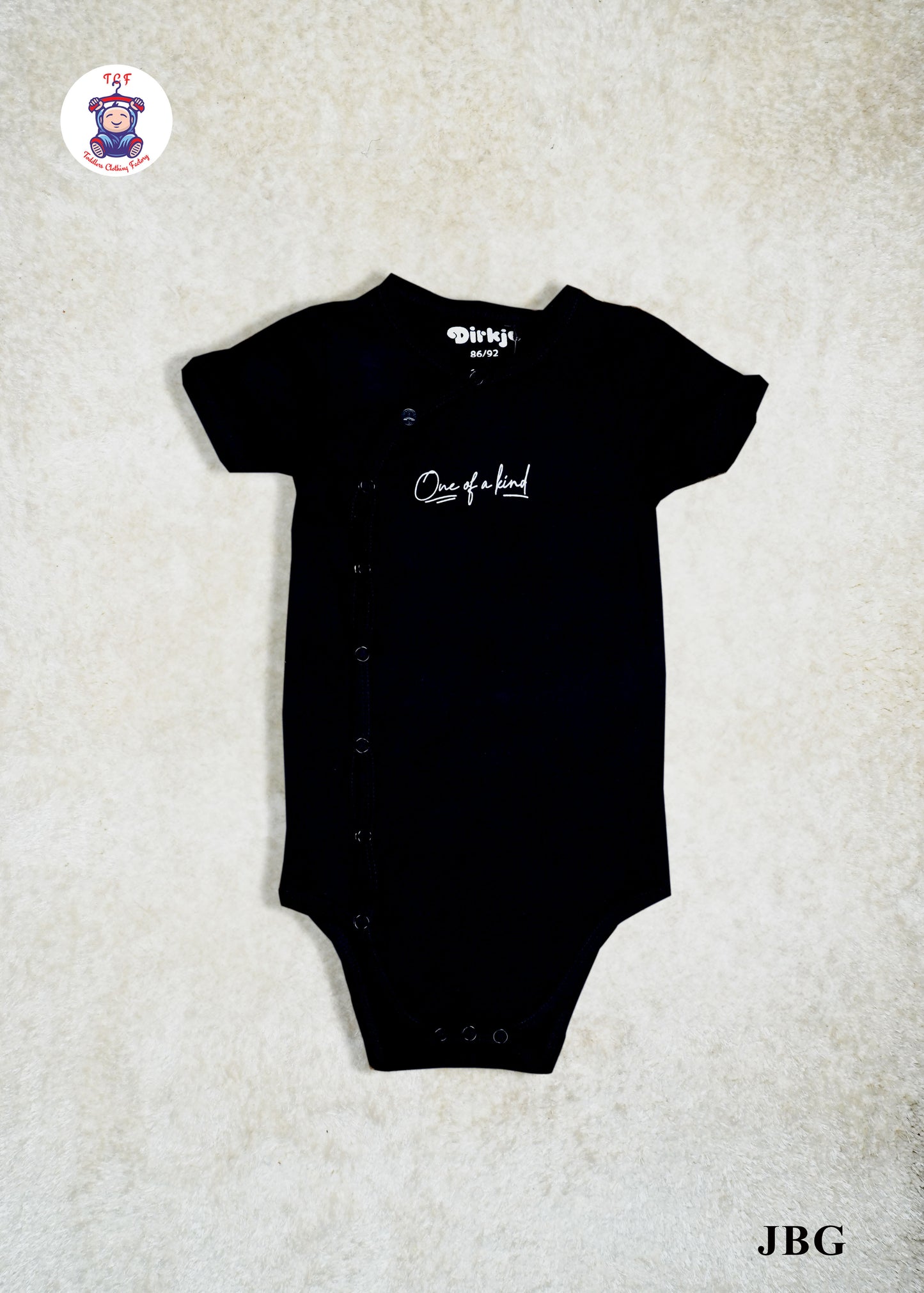 Navy Blue - Cotton Half Rompers