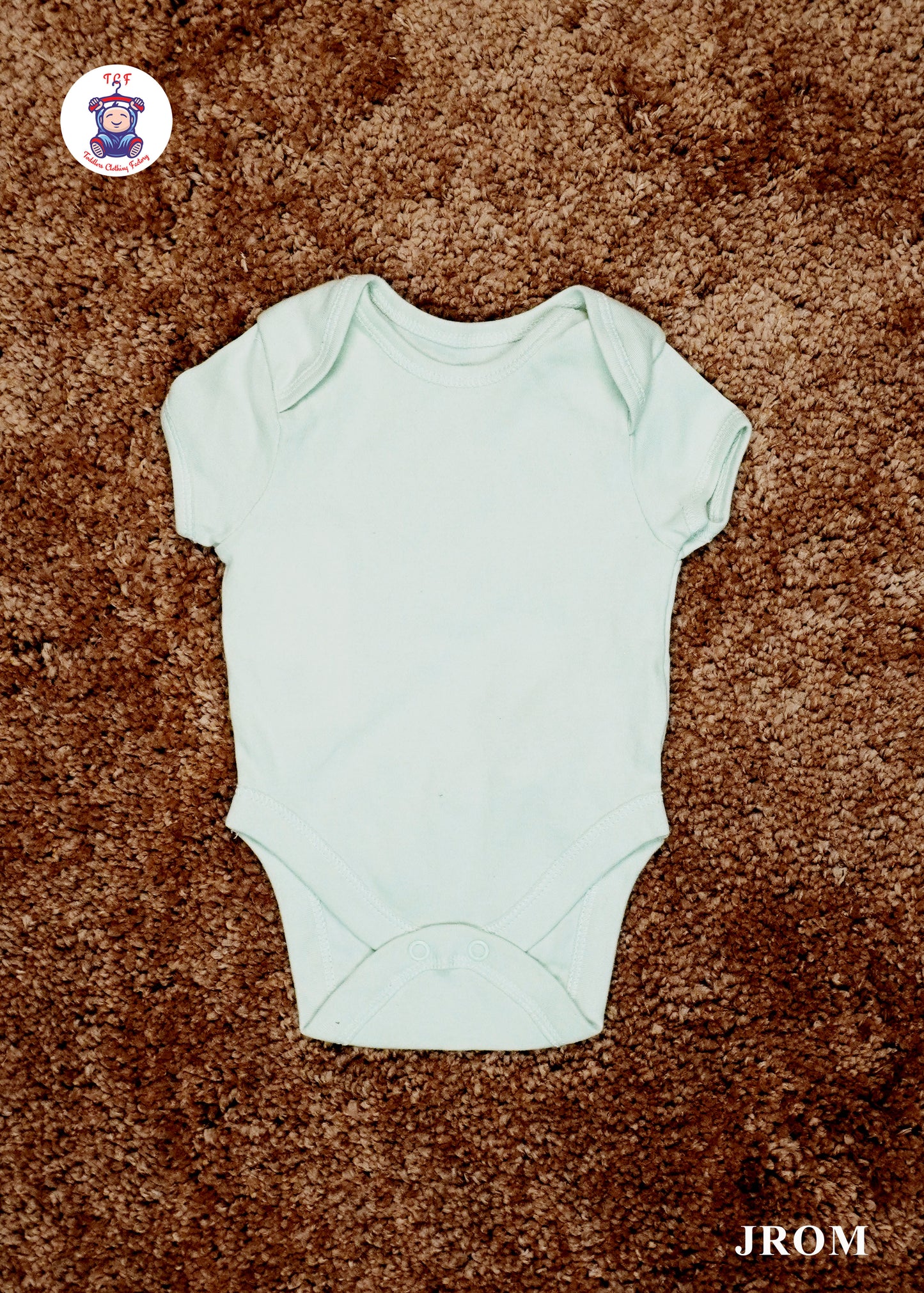 Pastel Green - Cotton Half Rompers