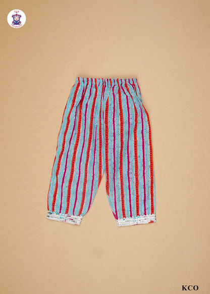 Scarlet Red & White - Floral Printed Umbrella Kurti Set with Dupatta