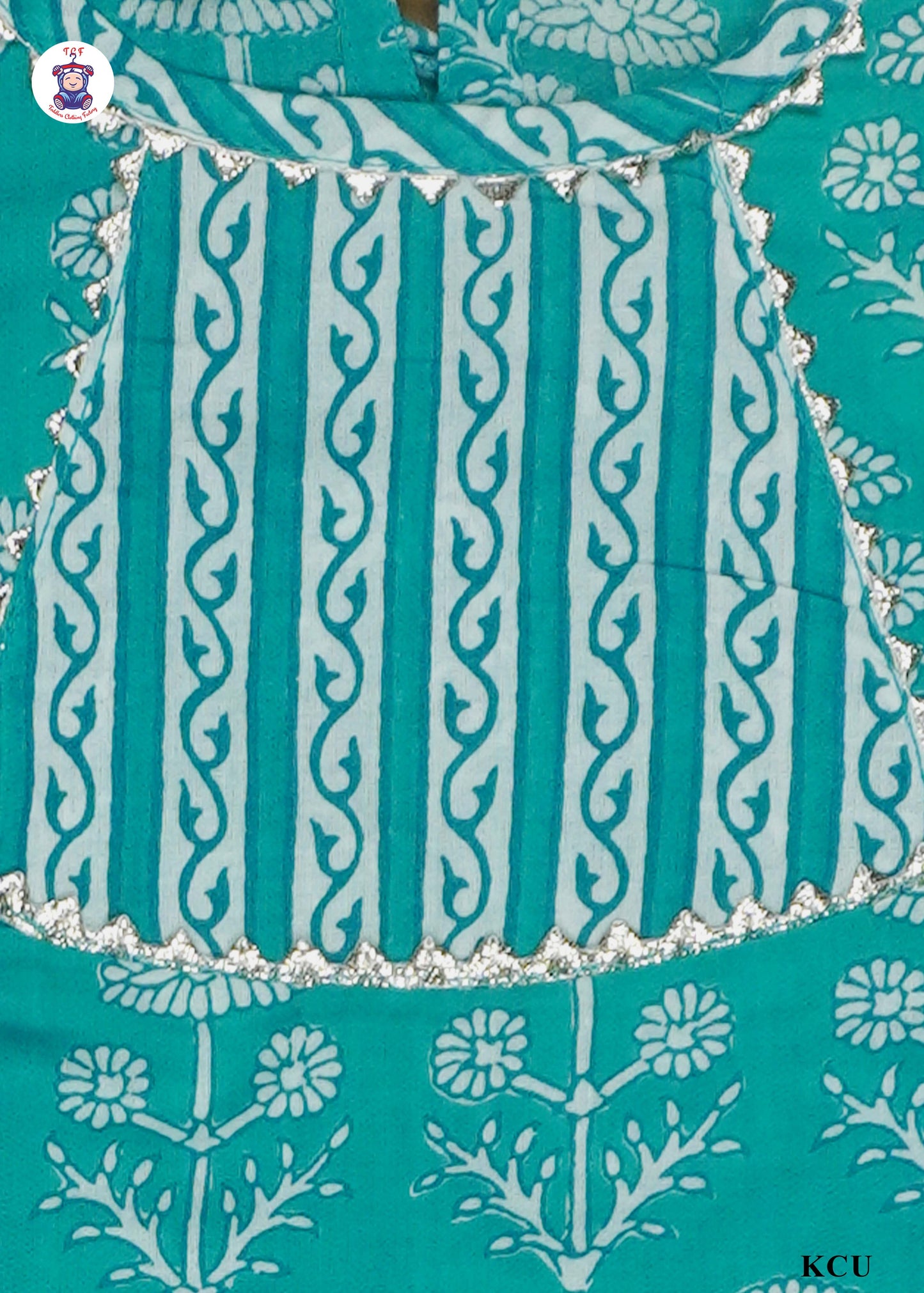 Jungle Green - Printed Straight Kurti Set with Dupatta