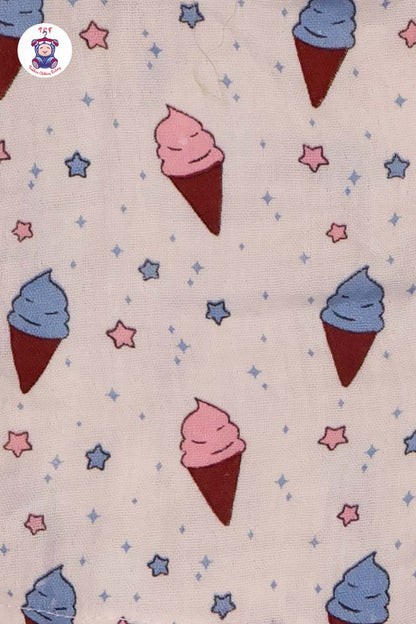 Ice Cream - Unisex Muslin Pyjama Sets